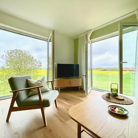 Apartment Am Deichland - Landsicht